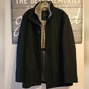 London Fog men's coat, size M, 60% wool